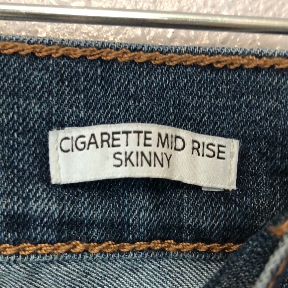 NEW Nine West Cigarette Mid Rise Skinny Modena Stretch Denim Jeans Women's 20W - Picture 8 of 16